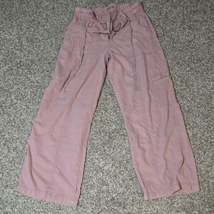 Maurices Pink Cargo Wide-Leg Pants